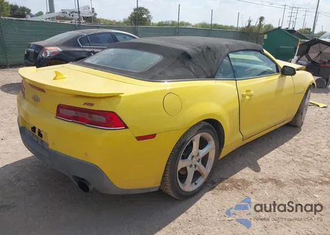 2015 Chevrolet Camaro 2Lt из США, поврежденный, VIN 2G1FF3D38F9284869